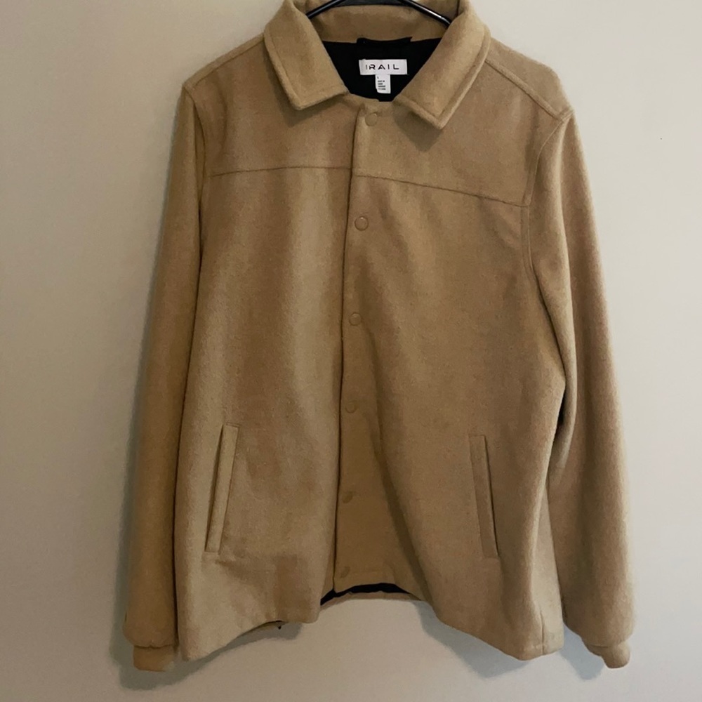 The Rail Button Large Tan Jacket - image 1